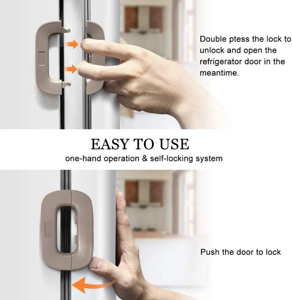 Child Safety Fridge Lock | No Tools Needed