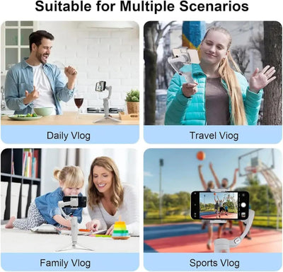 M1 Merak One – Foldable 3-Axis Smartphone Gimbal Stabilizer