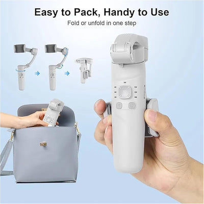 M1 Merak One – Foldable 3-Axis Smartphone Gimbal Stabilizer