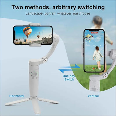 M1 Merak One – Foldable 3-Axis Smartphone Gimbal Stabilizer