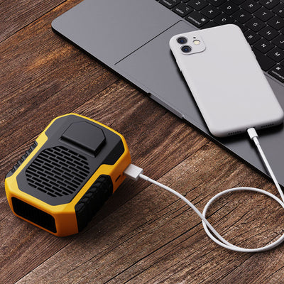 Stay Cool Anywhere — Clip-On Waist Fan, Rechargeable & Hands-Free! ️‍😍❄️